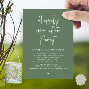 Invitation Heureusement Jamais Après Le Dîner Mariage Party C