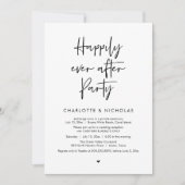 Invitation Heureusement Jamais Après Le Dîner Mariage Party C (Devant)