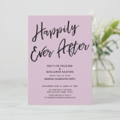 Invitation Heureusement Jamais après le mariage Décontracté M (Debout devant)