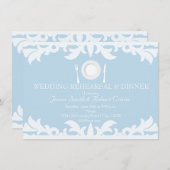 Invitation HEUREUSEMENT JAMAIS APRÈS Mariage Dîner de répétit (Devant / Derrière)