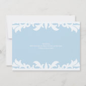 Invitation HEUREUSEMENT JAMAIS APRÈS Mariage Dîner de répétit (Dos)