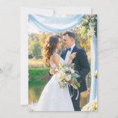 Invitation Heureusement Jamais Après Mariage Réception De Mar (Dos)