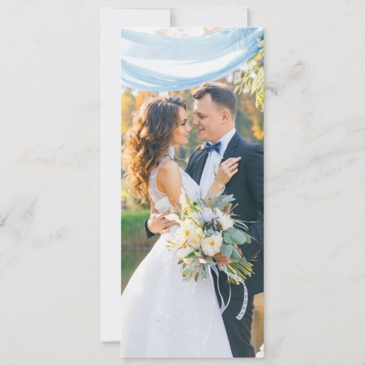 Invitation Heureusement Jamais Après Mariage Réception De Mar (Dos)