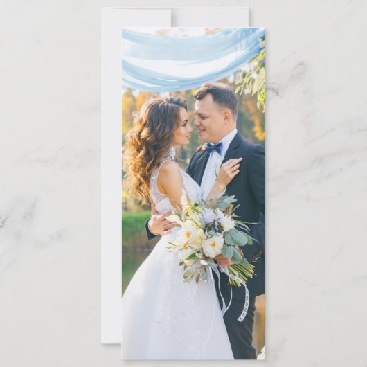 Invitation Heureusement Jamais Après Mariage Réception De Mar (Dos)