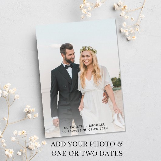 Invitation Heureusement Jamais Après Photo Mint Mariage Récep