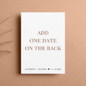 Invitation Heureusement jamais après QR Code Mariage Réceptio