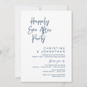 Invitation Heureusement Jamais Après, Soirée Mariage moderne (Devant)