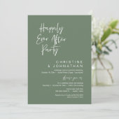 Invitation Heureusement Jamais Après, Soirée Mariage moderne (Debout devant)