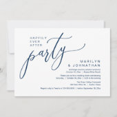 Invitation Heureusement Jamais Après Un Mariage De Fête Récep (Devant)
