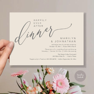 Invitation Heureusement Jamais Après Un Mariage De Fête Récep