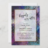 Invitation Heureusement toujours après Colorful Abstrait avec (Devant)