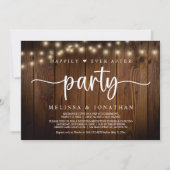 Invitation Heureusement toujours après la fête, String Lights (Devant)