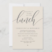 Invitation Heureux à tout jamais après le déjeuner, Fugue, Sc (Devant)