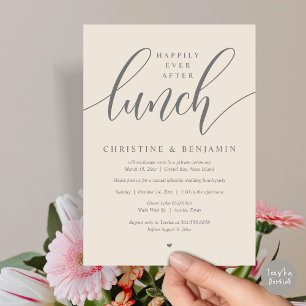 Invitation Heureux à tout jamais après le déjeuner, Fugue, Sc