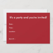 Invitation heureux anniversaire : cupcake géant : (Dos)