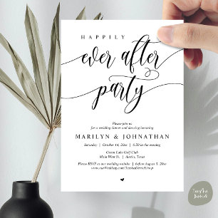 Invitation Heureux Après La Fête, Dîner Mariage Danser
