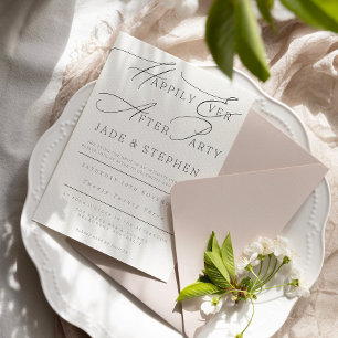 Invitation Heureux Après La Fête, Réception