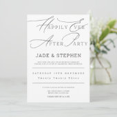 Invitation Heureux Après La Fête, Réception (Debout devant)