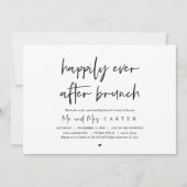 Invitation Heureux après le brunch, poste mariage (Devant)
