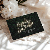Invitation Heureux après le mariage de feuillage moderne