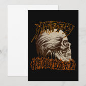 Invitation heureux halloween (Devant / Derrière)