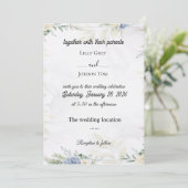 Invitation Heureux Jamais après avoir commencé maintenant (Debout devant)