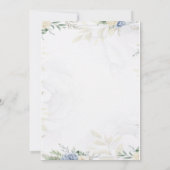 Invitation Heureux Jamais après avoir commencé maintenant (Dos)