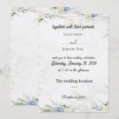 Invitation Heureux Jamais après avoir commencé maintenant (Devant / Derrière)