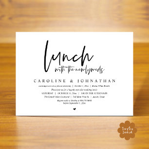 Invitation Heureux Jamais Après Le Déjeuner Avec Les Nouveaux