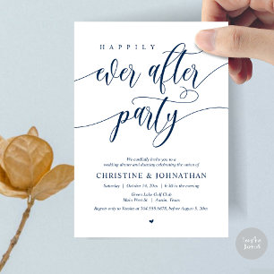 Invitation Heureux Jamais Après Le Dîner De Fête Danser