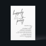 Invitation Heureux Jamais Après Le Dîner D'Elopement Du Maria<br><div class="desc">Marquez le début de votre éternité avec élégance en utilisant notre carte d'invitation à la célébration de l'élévation mariage contemporaine, "Heureusement toujours après la fête". Parfait pour les couples qui souhaitent profiter de leur joyeux événement, cette invitation exhale le raffinement avec un soupçon de jeu, préparant le terrain pour un...</div>