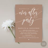 Heureux Jamais Après Le Dîner Mariage De Fête, Tau
