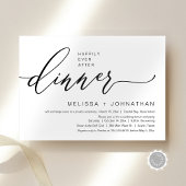 Invitation Heureux Jamais Après Le Dîner Mariage Elopement