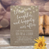 Invitation Heureux Jamais Après Le Dîner Rustique De Répétiti