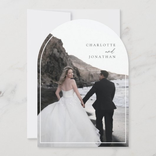 Invitation Heureux Jamais après le Mariage de l'Elopement min (Dos)