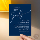 Invitation Heureux Jamais après le parti Mariage Elopement