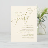 Invitation Heureux Jamais après l'invitation du parti Mariage (Debout devant)