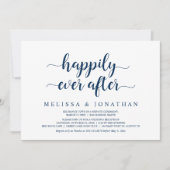 Invitation Heureux Jamais Après, Lumière Rustique À Cordes, E (Devant)