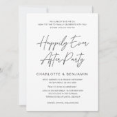 Invitation Heureux Jamais Après, Réception De Mariage, Édific (Devant)