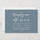 Invitation Heureux pour toujours après le brunch, Moderne apr (Devant)