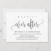 Invitation Heureux Pour Toujours, Célébration De Mariage Inti (Devant)