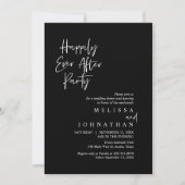 Invitation Heureux toujours après la fête, dîner Mariage Elop (Devant)