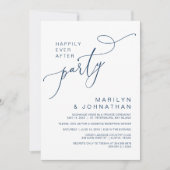 Invitation Heureux toujours après la réception Dîner et danse (Devant)