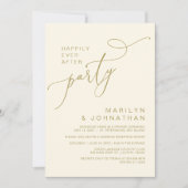 Invitation Heureux toujours après la réception Dîner et danse (Devant)