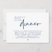 Invitation Heureux toujours après le dîner Mariage et la dans (Devant)