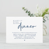 Invitation Heureux toujours après le dîner Mariage et la dans (Debout devant)