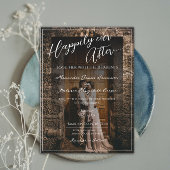 Invitation Heureux toujours après Mariage photo | Revêtement