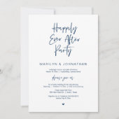 Invitation Heureux toujours après, parti Elopement Mariage (Devant)
