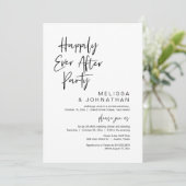 Invitation Heureux toujours après, parti Elopement Mariage (Debout devant)