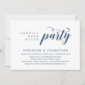 Invitation Heureux toujours après, parti Elopement Mariage (Devant)